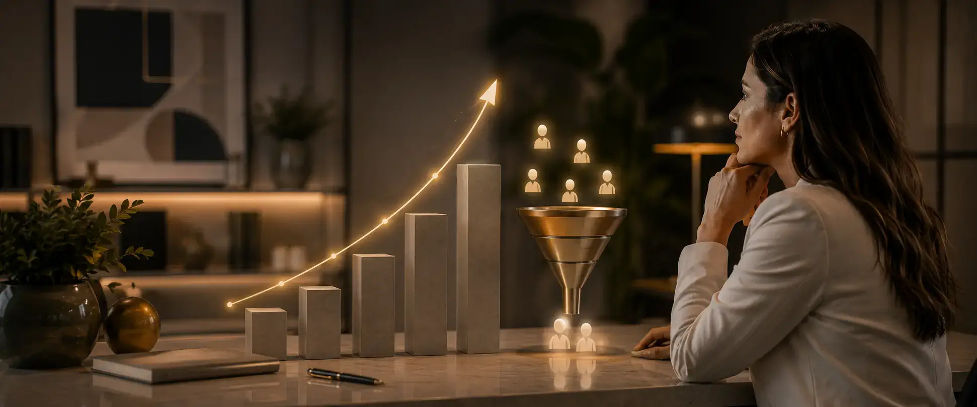 Por que é difícil escalar aquisição de pacientes sem growth marketing?